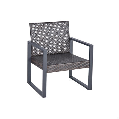 Ensemble de meubles de patio 4 pièces avec balcon et véranda