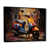Black Floater Framed