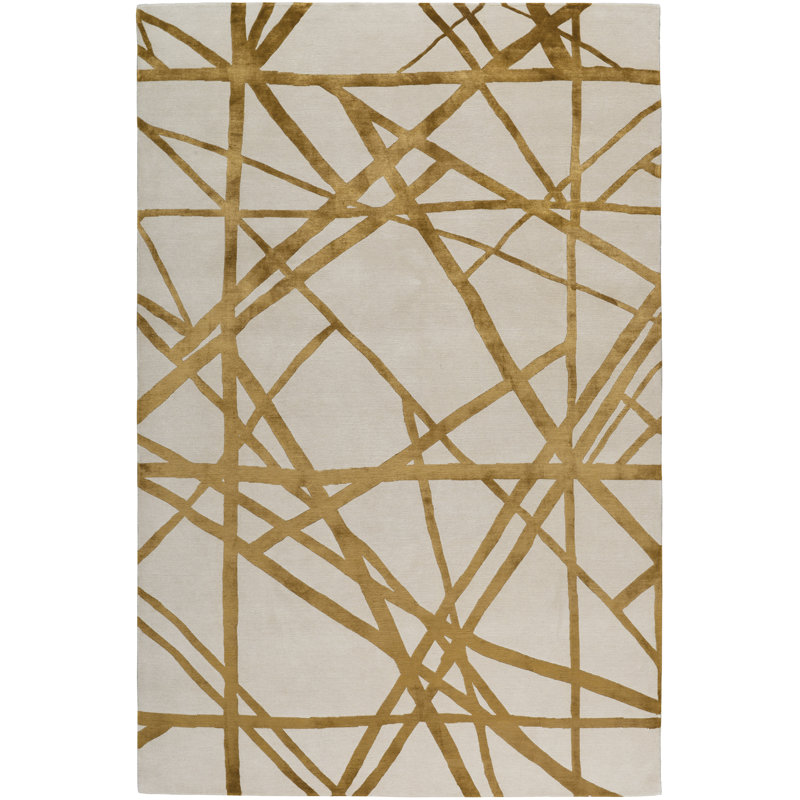Kelly Wearstler Channels Copper Area Rug, Rectangle 10' x 14'