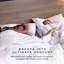 Goose Feather Down Pillow Set 2 Pack Medium Support Back Sleeper 230 TC Cotton Cover Luxurious Hotel Snuggledown