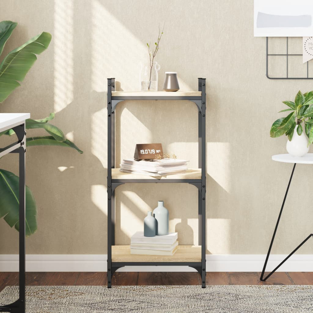 Aaleigha 86cm H x 30cm W Metal Standard Bookcase