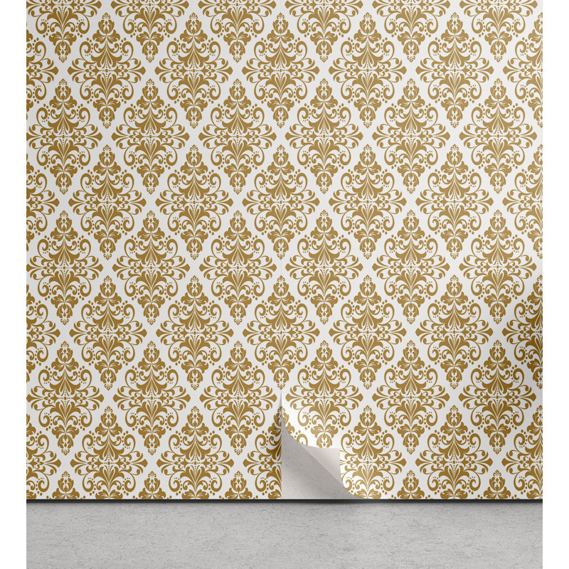 Rouleau de papier peint adhésif Hernan, L 13 po x L 100 po
