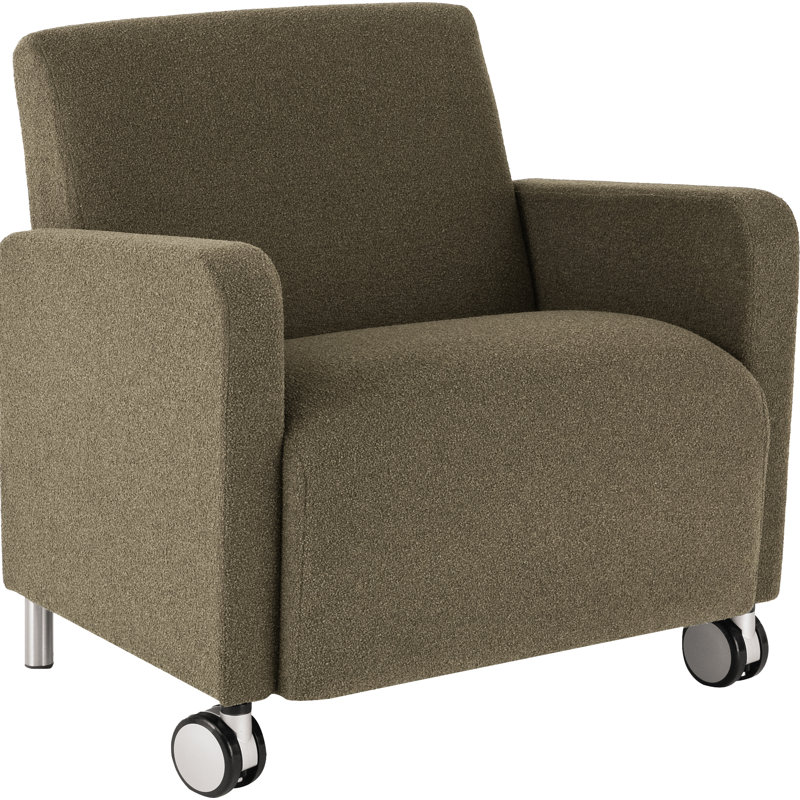 Fauteuil d'invité Ravenna, Non inclus, Noir Patriot Plus - nettoyez le vinyle avec un lin