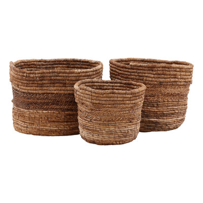 Cleary Basket Set Of 3 Natural