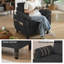 Ensemble de canapés en velours côtelé 4 pièces, canapé modulaire en L avec repose-pieds, causeuse et fauteuil simple-129382341