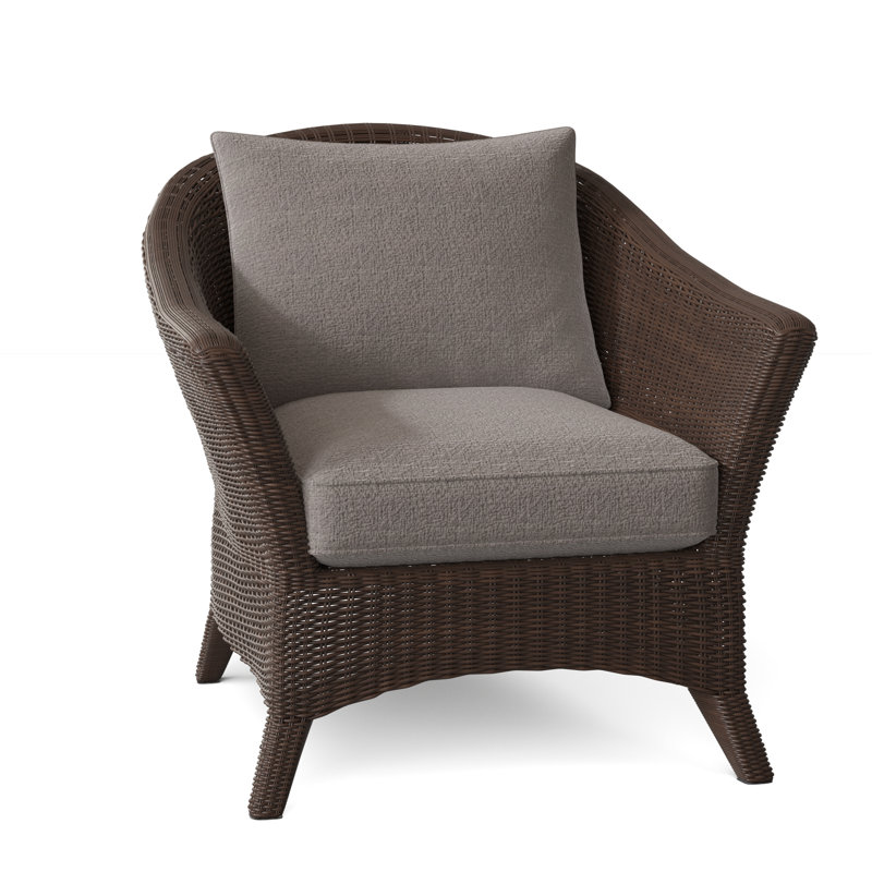 Cape Cod Outdoor Lounge Chair, Cape Cod Textured Charcoal, Millstone