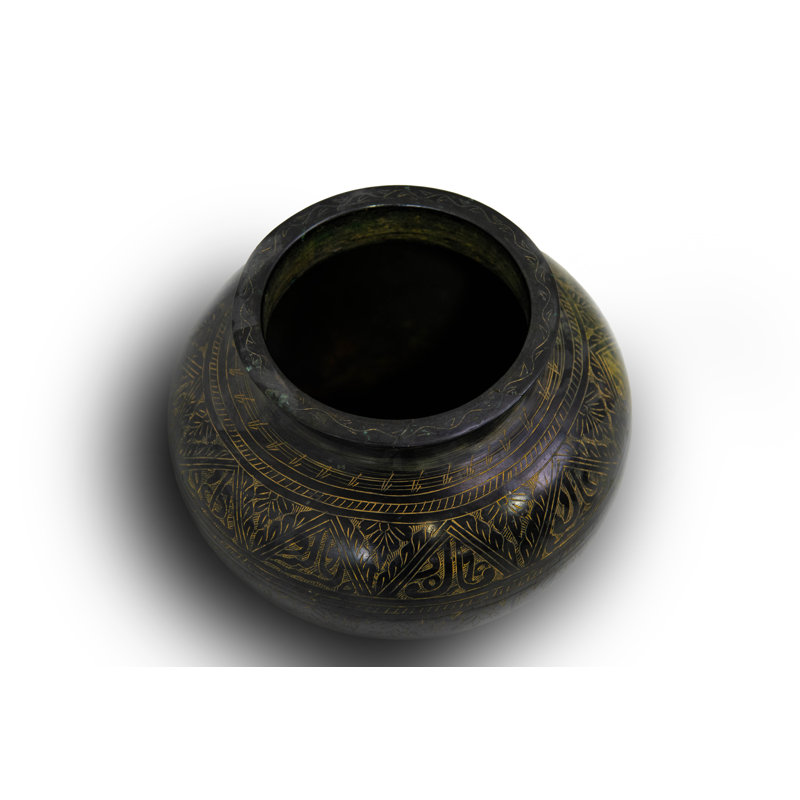 Vase en pot rétro avec motifs islamiques