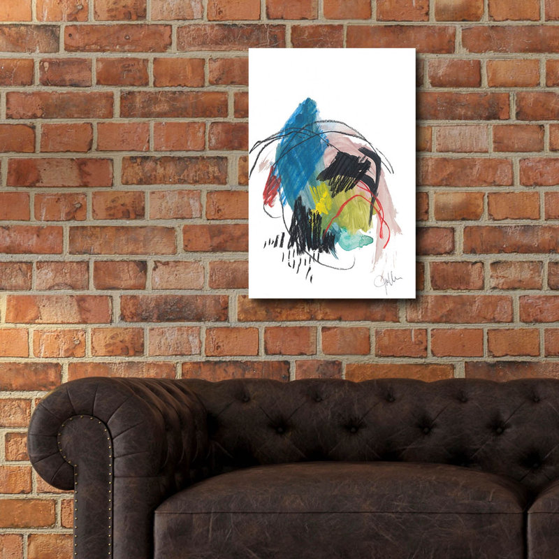 Epic Art «Abstract Landscape No. 36» par Jan Weiss «Abstract Landscape No. 36» par Jan Weiss, H 24 po x l 16 po