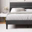 Bellay Upholstered Bed Frame with Channel Tufted Headboard-1372692132-1372692131