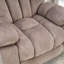 Ensemble de salon inclinable manuel 2 pièces en microsuède avec porte-gobelets-468913239