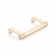 Emtek Select Cabinet Edge Pull 3-3/4in cc, Round Stem & Smooth Pull, Polished Chrome