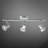 Chesley 3 -Light Track Track Kit with Dimmable and Adjustable Head-88942220