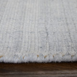Highview Hand Woven Polyester Striped Area Rug in Gray