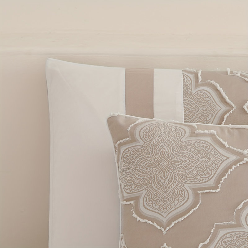 Polyester Percale Patchwork Duvet Cover, Twin Duvet Cover + 1 Standard Sham
