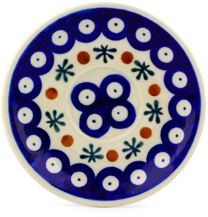 Polish Pottery Stoneware Saucer