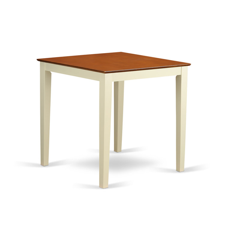 Table de salle à manger à hauteur de comptoir Vernon pour petits espaces, babeurre et cerise, Babeurre et cerisier