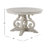 Jaavon 48" Round Dining Table With 4 Upholstered Side Chairs Buffet And Dining Cabinet-124452098-124452094