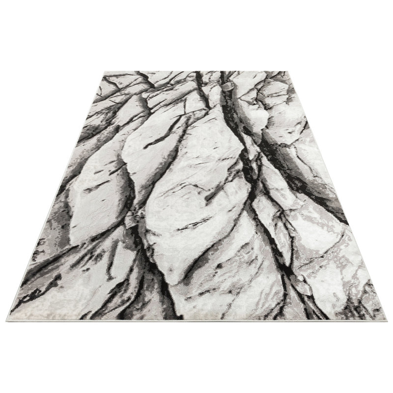 Roseau Abstract Area Rug, Rectangle 160 x 220cm