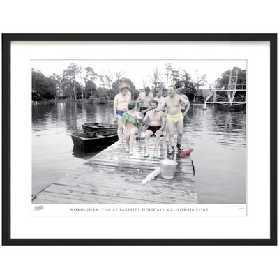 Wokingham, Fun At Lakeside Holidays, California C1960 by Francis Frith - Single Picture Frame Print