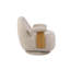 Chaise pivotante rembourrée Boucle