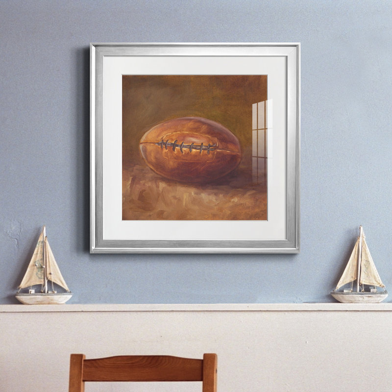«Rustic Sports IV», reproduction encadrée de qualité supérieure - prête à être accrochée, H 22,5 po x l 22,5 po x P 1,5 po