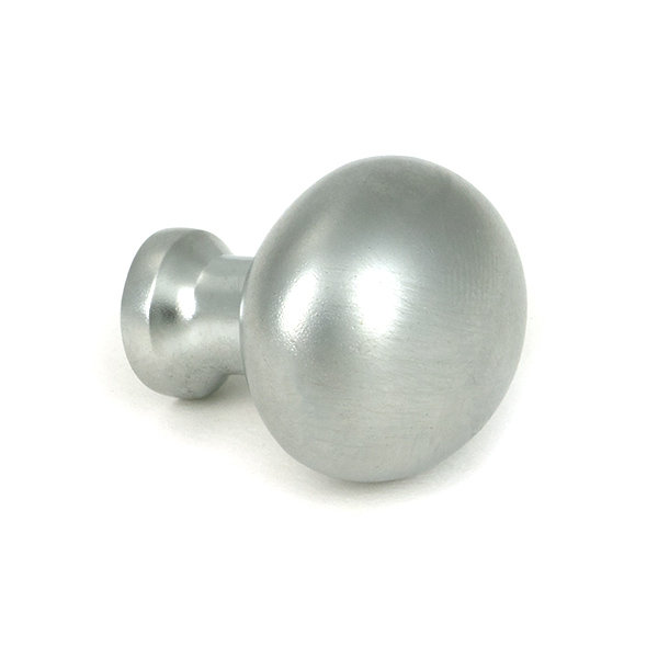 Moore Cabinet Knob, 0.98" Knob Diameter, Satin Chrome