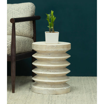 Krumm Solid Wood End Table