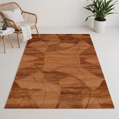 Tapis rose abstrait intérieur et extérieur