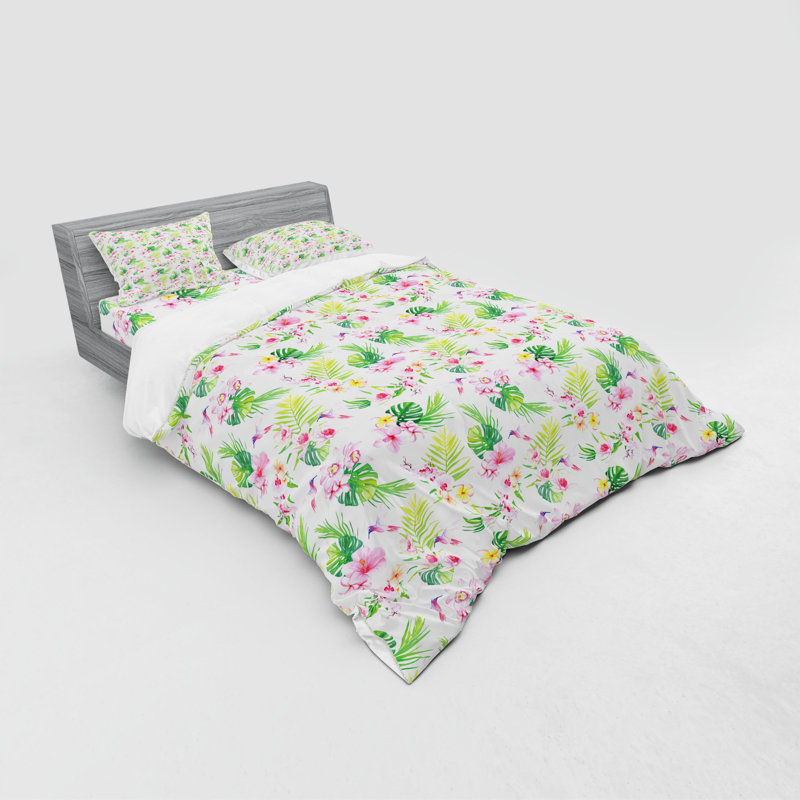 Ensemble de housse de couette luau, Housse de couette grand + 3 pièces supplémentair