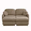 Canapé à assise profonde avec repose-pieds mobiles-981256194