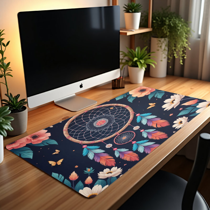 Polyester Desk Pad, 14.4x12.1
