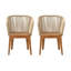 Westlake Outdoor Teak Dining Armchair-1130258659