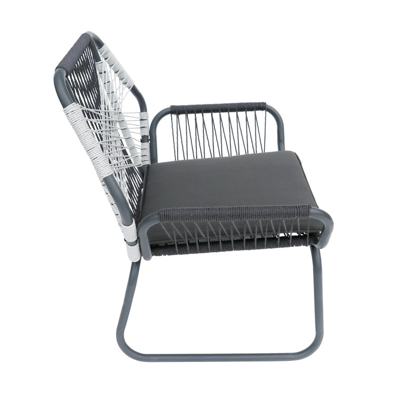 Fauteuil club gris Idaho
