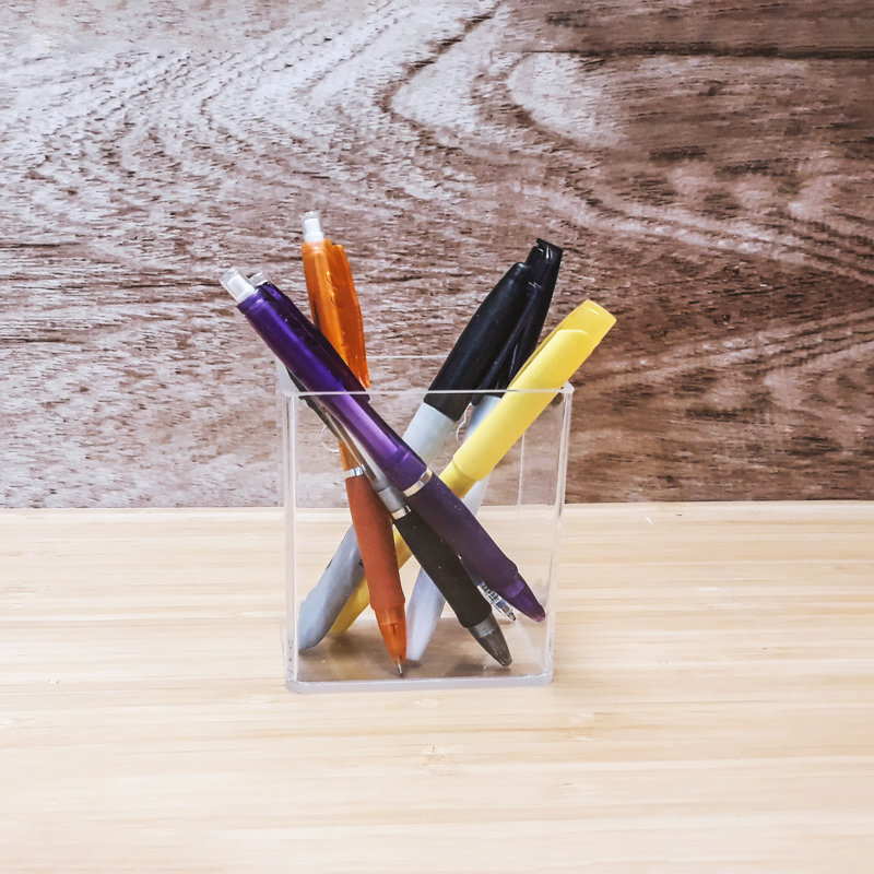 Organisateur mural transparent en acrylique