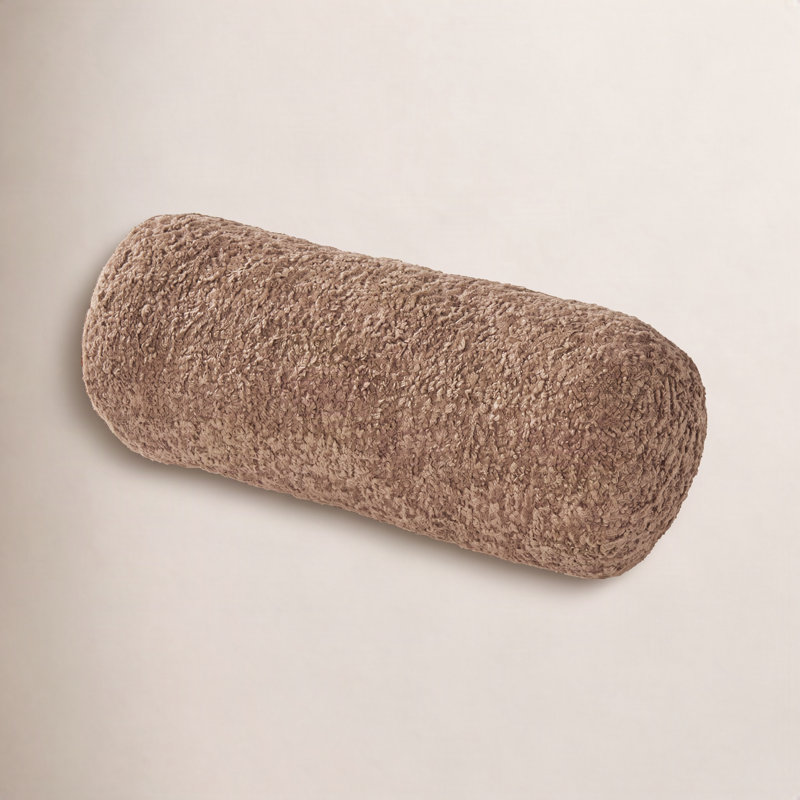 Housse et insert de traversin Zaden, 8 po x 24 po, Taupe Zazzle