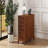 End Table with 3 Drawers, Corner Table with 2 Open Shelves, Tall Side Table for Bedroom and Corner-750459568