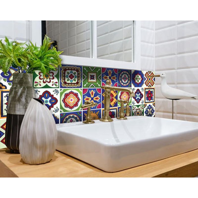 Adhésif décoratif à carreaux décoratifs
