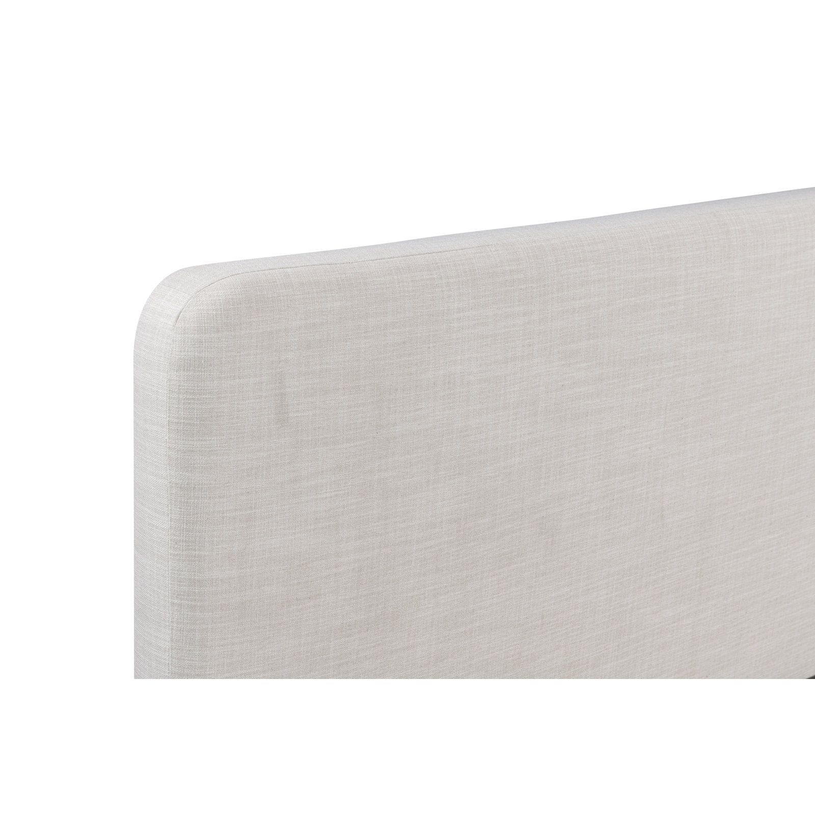Dalina Upholstered Bed, White Linen, King