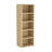 Rivington 79"  H x 28" W Modern 5-Shelf Open Bookcase in Natural Oak-116164068