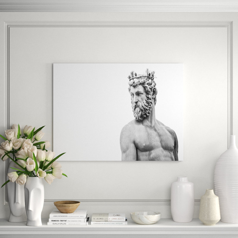Poseidon Print by DecorumBY, 24" H x 36" W x 1" D, Aluminum