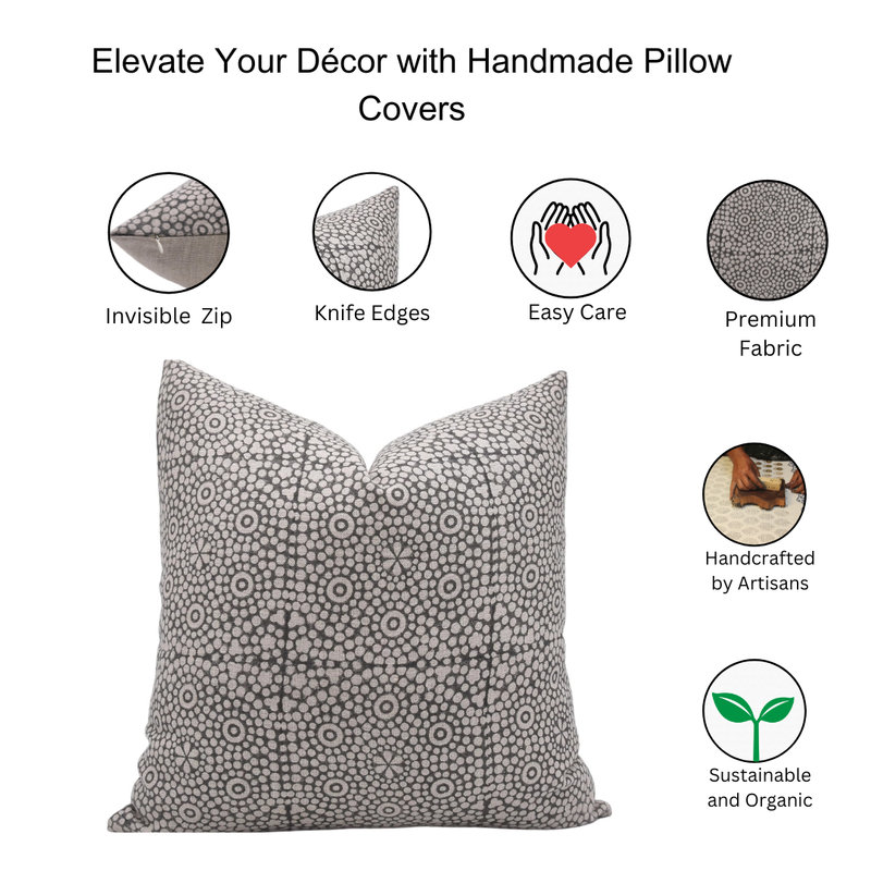 Linen Square Pillow Cover, 18" x 18"
