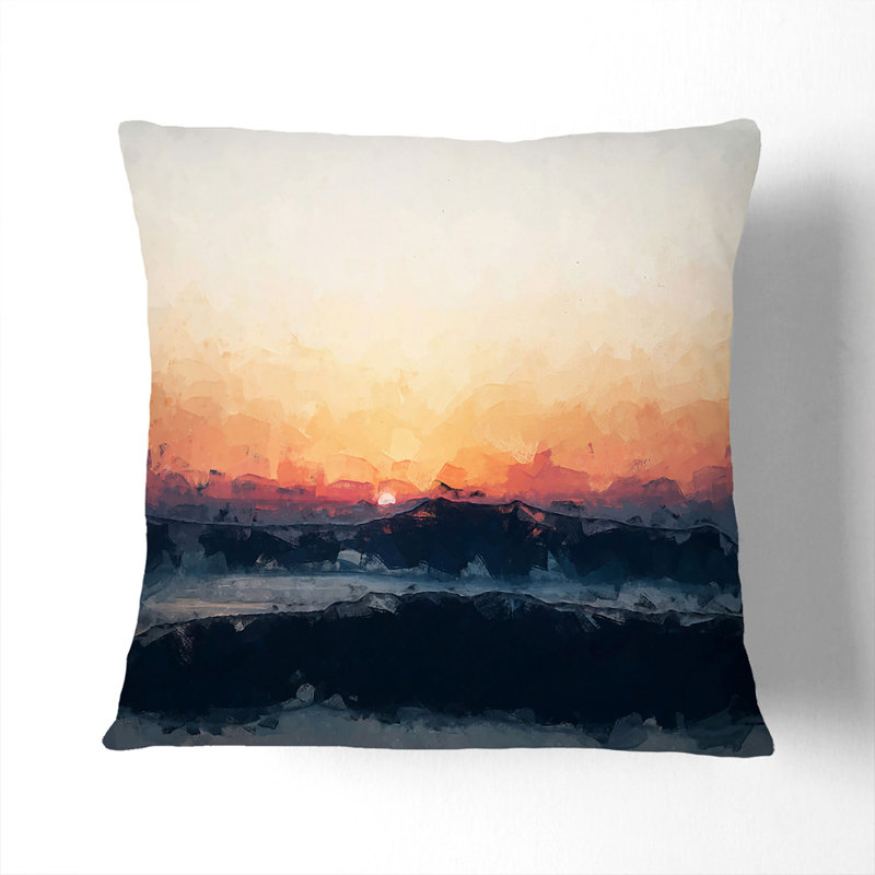 Square Throw Cushion, Black, 55cm H x 55cm W x 20cm D