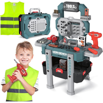 Toddler Tool Set -Pretend Play Kids Tool Bench Workshop