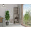 Armoire de bar 8 tablettes à 2 bouteilles gris clair-811016425