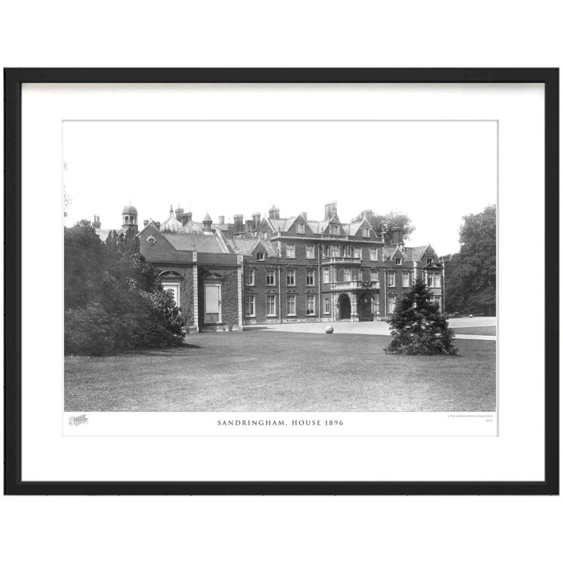 Sandringham, House 1896 by Francis Frith - Single Picture Frame Print, 28cm H x 36cm W x 2.3cm D