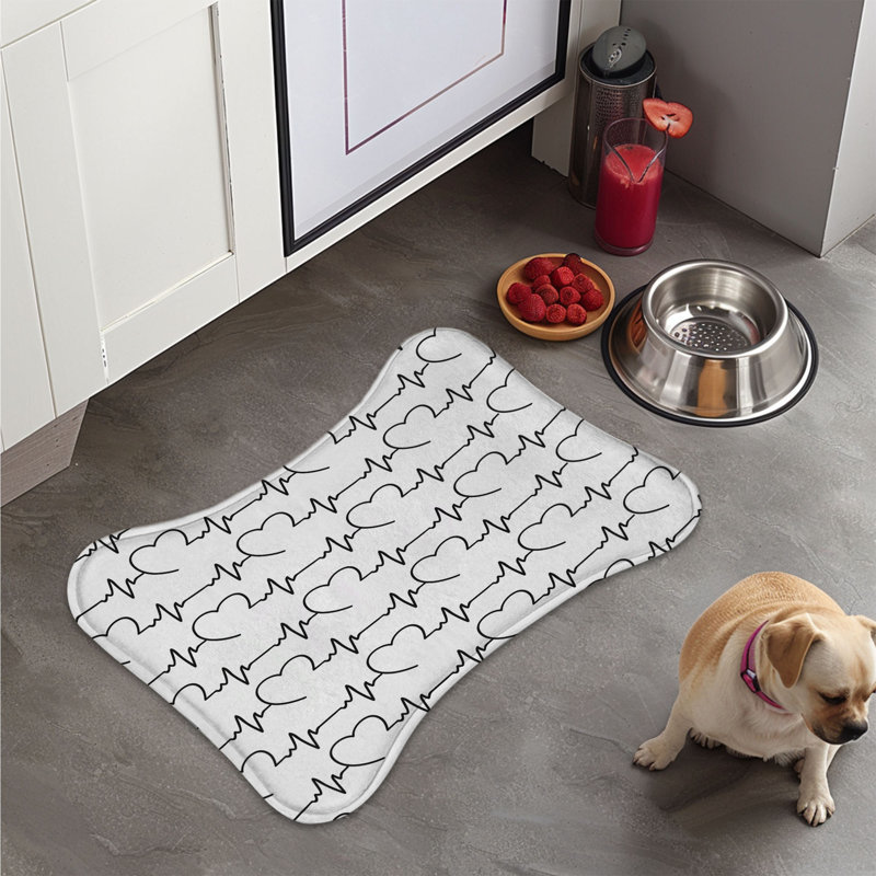 Tapis d'alimentation en os 1 pièce Spooky Rhythm, XL (18 po)