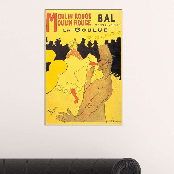 Henri De Toulouse-Lautrec - Wrapped Canvas Print, 90cm H x 60cm W x 1.8cm D