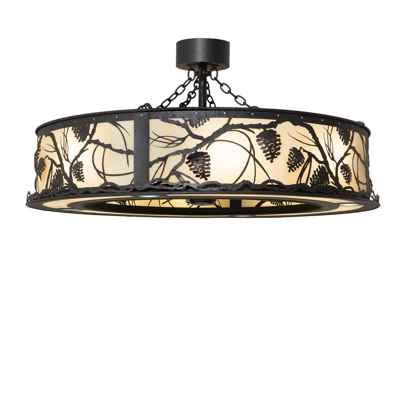 8 - Light Semi Flush Mount