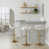 Beige Seat/Gold Frame