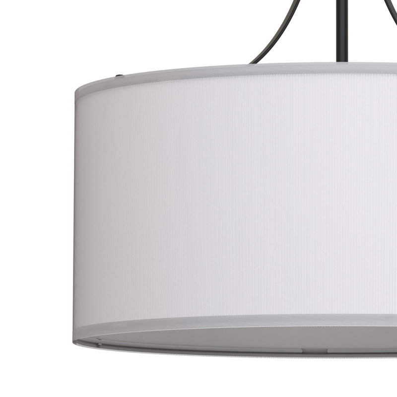 Luminaire suspendu tambour 5 lumières à intensité variable